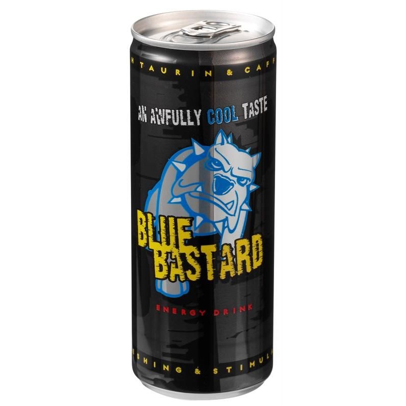 Blue Bastard Energy Blikjes PRIJS 13,10 Kopen, Bestellen Aanbieding